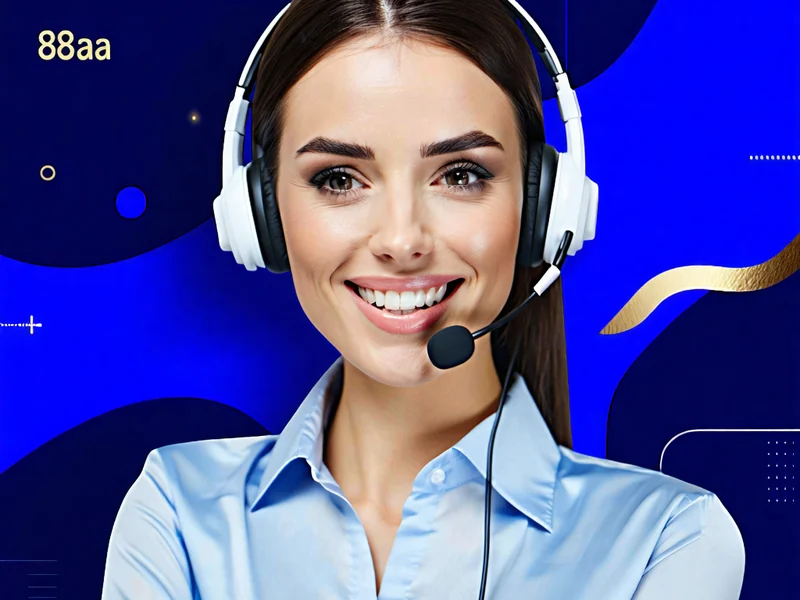 Hình ảnh tai nghe và biểu tượng hỗ trợ khách hàng, tượng trưng cho dịch vụ chuyên nghiệp 24/7 của 88AA