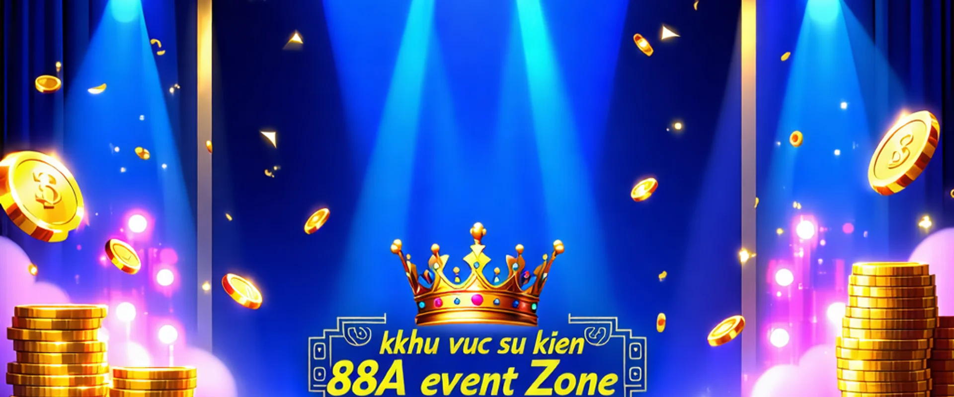 Banner chính Khu Vực Sự Kiện 88AA, thể hiện sự sôi động và phần thưởng lớn