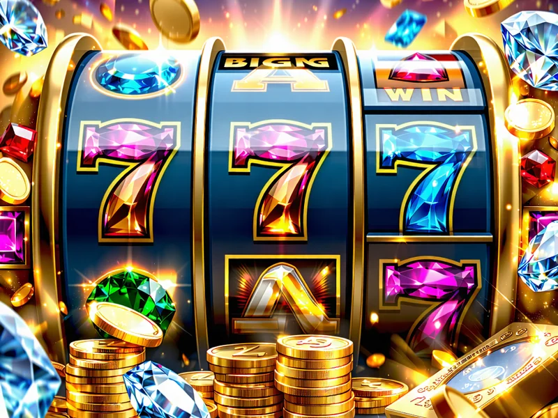 Hình ảnh một trò chơi slot mới trên 88AA với biểu tượng vàng, đá quý và hiệu ứng lấp lánh